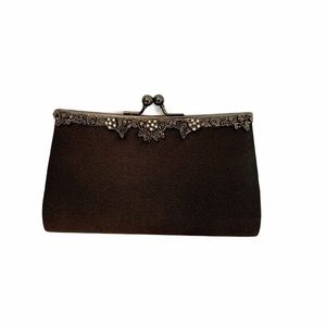 Jessica McClintock Formal Bag Black Clutch